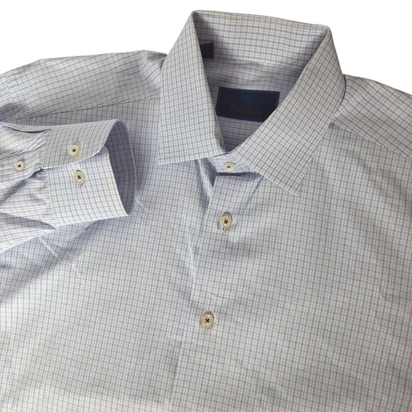 mens dress shirt 16 34/35 Mens Slim Fit Spread Collar Dress Shirt in White 16.5-32-33 / White